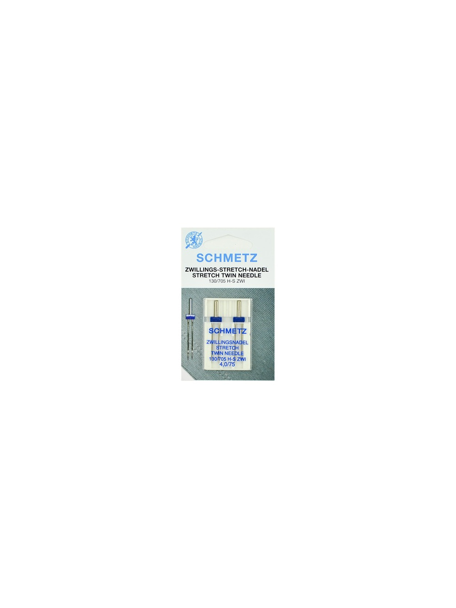 Иглы Schmetz двойные стрейч № 75/4.0, 2 шт.